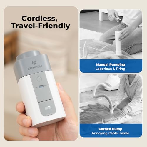 ETENWOLF 12 Combo Vacuum Storage Bags for Travel with Wireless Pump - image 4