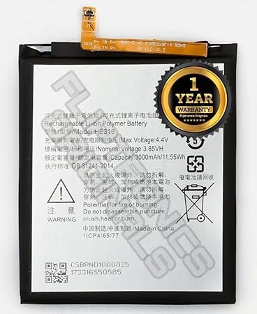 Image of HE316 Battery for Nokia 6 TA-1000 TA-1003 TA-1021 TA-1025 TA-1033 TA-1039 Battery with 1 Year warrenty**** (X342)