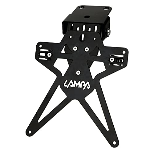 Regolazione escursione frecce Lampa 91645 Aero-X Evo 5, portatarga Moto per targhe Italiane con Altezza ed inclinazione Regolabili
