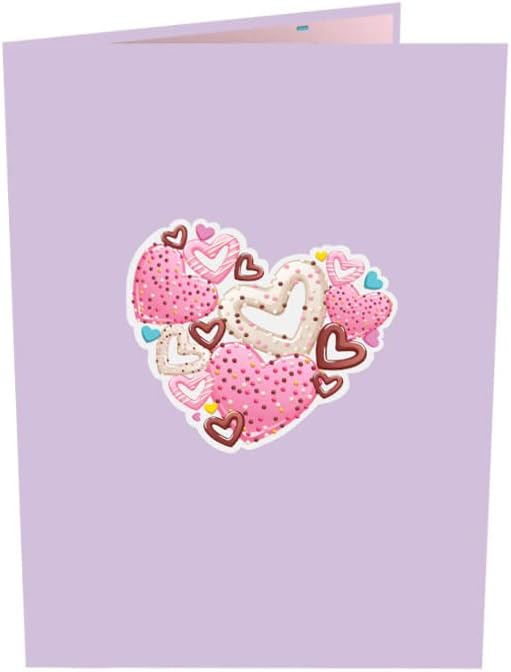 Miniatura 7 de UNIPOP Tarjeta desplegable de Love Candy, tarjeta de feliz día de San Valentín, tarjeta del día de San Valentín para mujeresnovia, tarjetas de amor