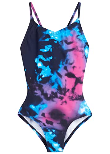 Image of Kanu Surf Girls' Hurricane Beach Sport UPF 50 One Piece Swimsuit