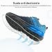 Imagen de Hitmars Zapatillas Running Hombre Deportivas Mujer Zapatos Deporte Zapatillas Tenis Correr Deportivos Sneakers Running Shoes Fitness Azul EU 43