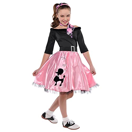 Disfraz para niña Miss Sock Hop 3-4 años miniatura 1