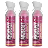 Boost Oxygen Large Balance Pink Grapefruit Aroma 10L Canister | Respiratory Support for Aerobic Recovery, Altitude, Performance & Health (3 Pack)