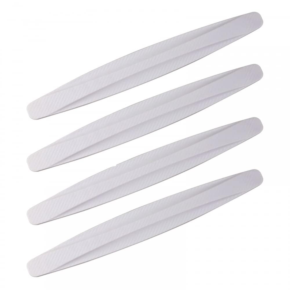 YDSTNiu Car Front Rear Bumper Protector Corner Guard Strips for Mercedes A-Klasse | Typ W169 | Bj. 2004-2012 (3-türer), Flexible Anti-Scratch Protection Trim Edge Scuff Plate,White