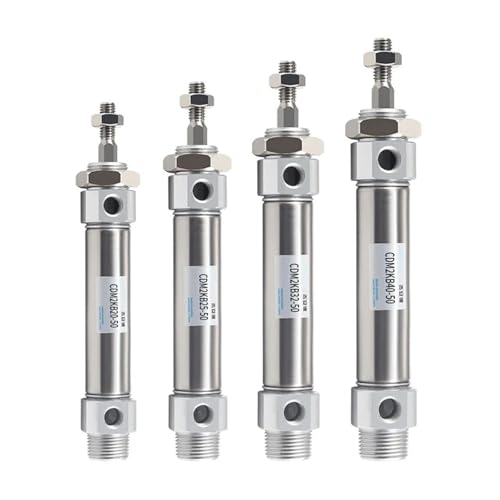 Cilindro neumático doble efecto CDM2KB de acero inoxidable y diámetro de 20-40 mm 7