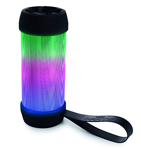 Bigben Interactive PARTYBTMINI Tragbarer Lautsprecher 20 W Schwarz, Transparent - Tragbare Lautsprecher (20 W, Verkabelt & Kabellos, Mikro-USB, Schwarz, Transparent, Universal, USB)