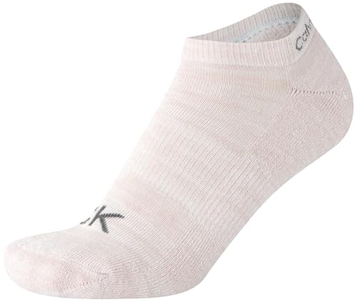 Image of Calvin Klein Womens No Show Socks - 6 Pack Breathable Cotton Blend Athletic Performance Low Cut Running Socks for Women