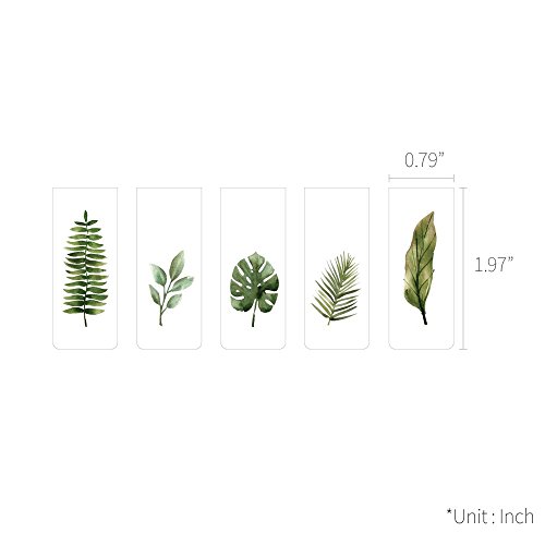 Monolike Magnetic Bookmarks Tropical, Set Of 5 #TOP4