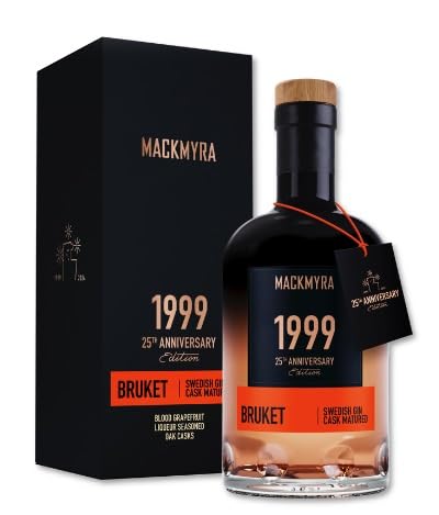 0,7l - Mackmyra - 25th Anniversary Edition - BRUKET - Swedish Gin Cask Matured - 48,3% vol. -...