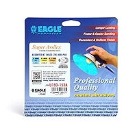 Super Assilex Flexible 6 inch Sanding Discs JOB-PAK, ORANGE