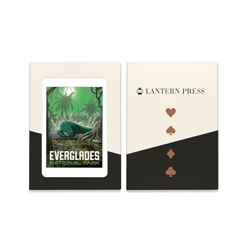 Lantern Press Everglades National Park, Naipes Póker 52 cartas miniatura 4