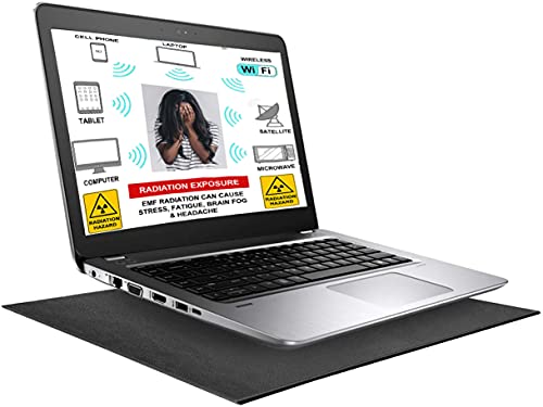 Laptop EMF Radiation Protection pad,Anti-Radiation Laptop Computer Pad, EMF Radiation 5G Blocking Computer Lap Pad & Heat Blocker - Anti Radiation Laptop Computer Pad EMF Blocker Lap Lapdesk 12''16''