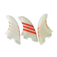 Amazon.co.jp: サーフG5フィンホワイト/ブルー/レッド/グリーン