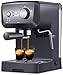 YINGGEXU Ekspres do kawy Espresso Coffee Material Maker 15 bar, Capuccino, piana piana mleka, 1050W, pojemność 1.25L Wymienny podajnik kroplówki Dysza parowa Kompatybilna z przygotowywaniem napojów