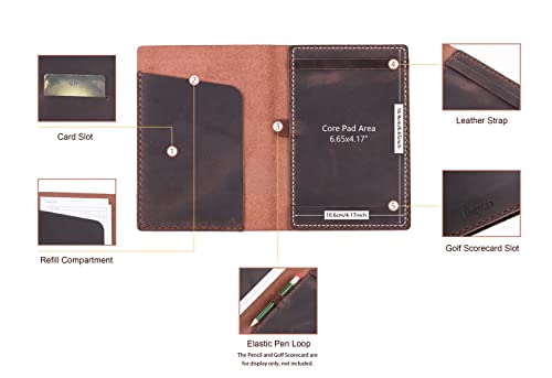 Fasjosma Handmade Leather Golf Holder