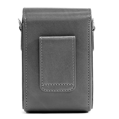 Funda de cuero para cámara MegaGear con correa miniatura 2