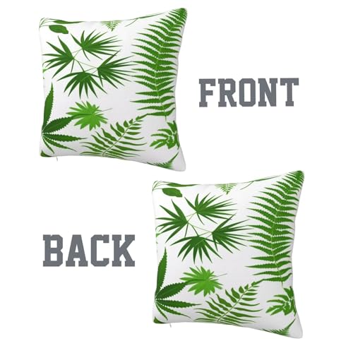 Housses de coussin 60x60 gris vert pour protéger et rénover le canapé
