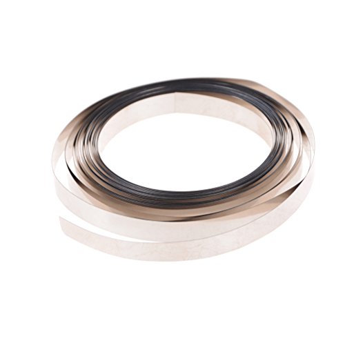 SNNplapla 5 Meter Alloy Ni Plate Nickel Strip Tape for Li 18650 Battery Spot Welding (Width: 8MM; Thickness: 0.1MM)