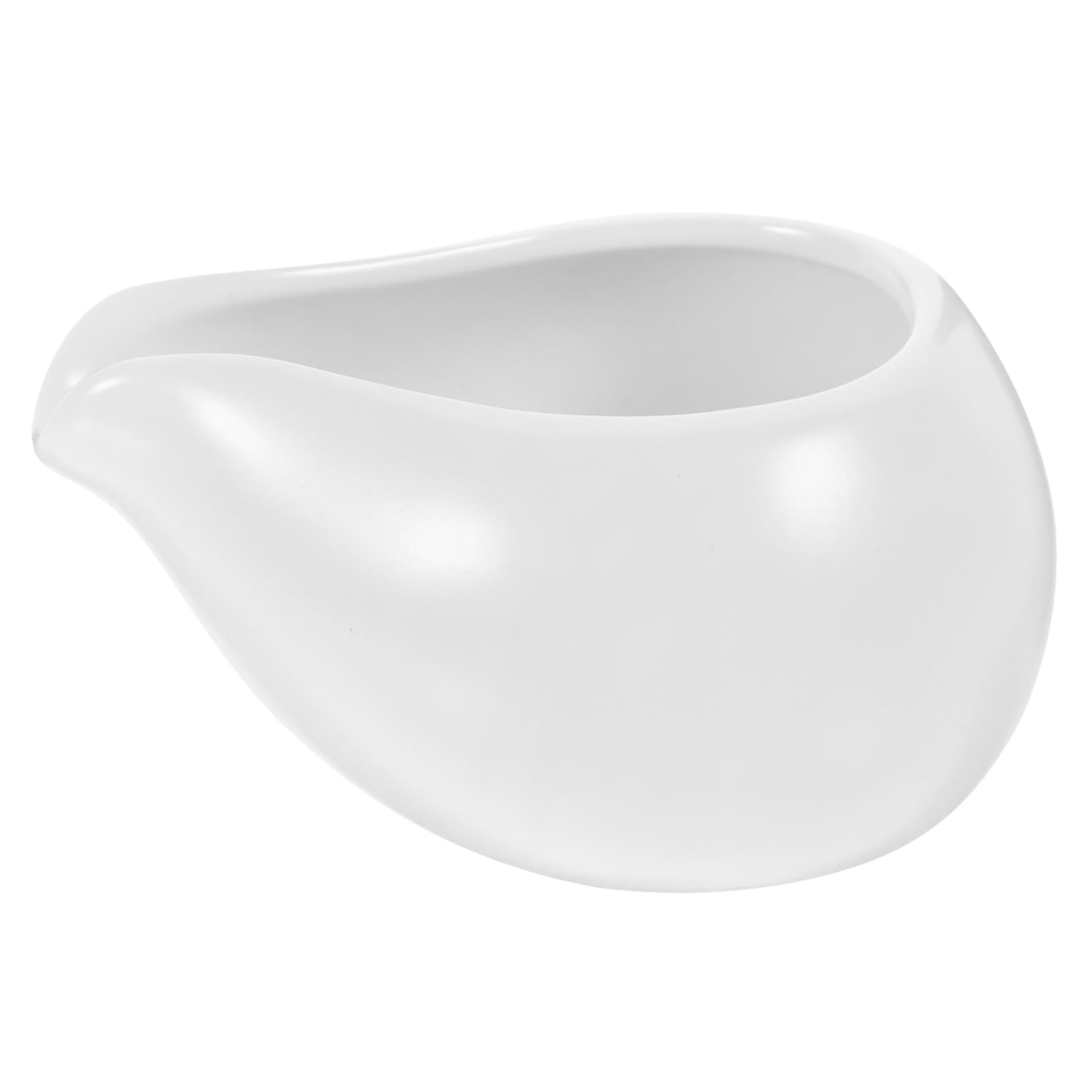 Cabilock Coffee Coffee Syrup Dispenser Condiment Server Condensed Milk Sauce Jug Honey Pitcher Creamer Packets Coffee Milk Dispenser Coffee Mug Coffee Milk Kettle White Ceramics