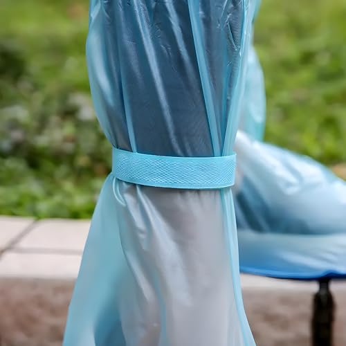 Image of Unisex Waterproof Rain Shoe Cover, Boots Cover | for Cycling Fishing Hunting Car Washing Gardening Hiking Farming / / Slip-Resistant Shoe Covers, Blue (1Pair)
