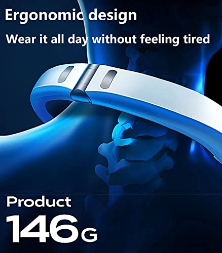 Neck Fan, Rotatable Hanging Neck Fan, Neck Air Conditioner Tilting Precise Cooling, Portable Neck Fan, Rechargeable High Wind Power Neck Fan, Outdoor Kitchen Cooling Personal Fan #TOP6