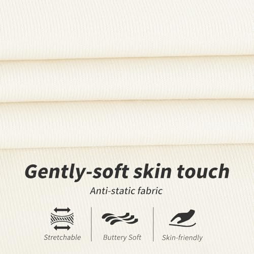 Image of MANCYFIT Half Slip Shorts Culotte for Women Split Skirt Lace Pettipants Snip 7-9 inch Inseam