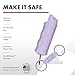 SABRE Pepper Spray - Quick Release Keychain for Easy Carry & Fast Access, Max Police Strength Self Defense OC Spray With UV Dye, 10 Sec. Spray Time, Finger Grip - Faster Aim, 0.54 fl oz, Secure Safety