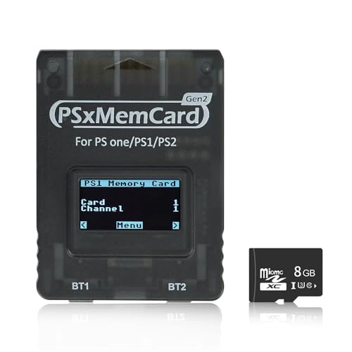 zmart Bitfunx PSxMemCard Gen2�X�g�A PS1�����PS2�Q�[���̃Z�[�u�f�[�^ PlayStation1 PS one PlayStation2�Q�[���R���\�[���p PS1 PS2�p �������[�J�[�h �Z�[�u�f�[�^�ۑ� PlaySta