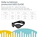 Baby BANZ Baby Girls Retro Infant and Toddler Sunglasses, Midnight Black, 0 US