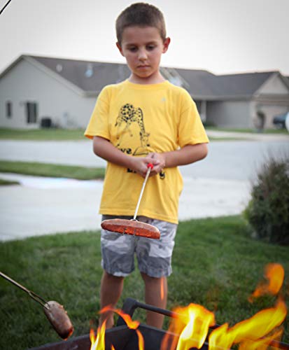 MalloMe Marshmallow Roasting Smores Sticks - Camping Accessories for Campfire Fire Pit Cooking Set of 5