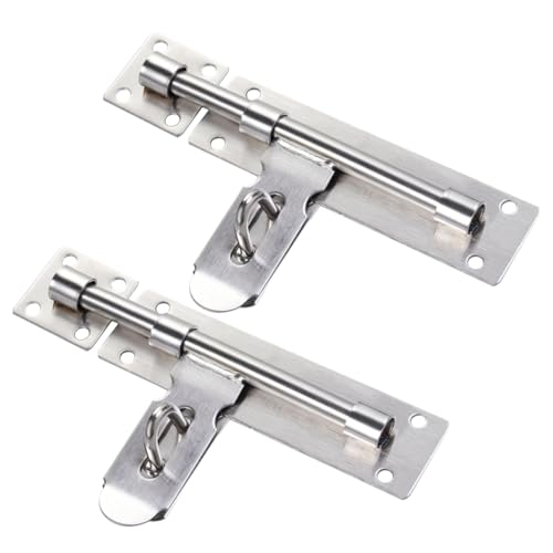 OSALADI Lot De 2 Verrous De Sécurité Pour Portes Et Fenêtres En Acier Inoxydable Pour La Maison