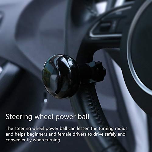 Onever Steering Wheel Knob Spinner, Universal Fit Steering Wheel Power Ball Handle For Car Vehicle #TOP2