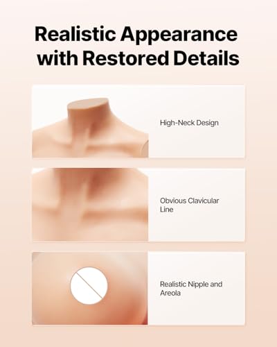 VEVOR womens Silicone Breastplate3