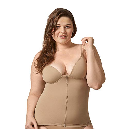 Corpete Modelador, Bonjour, Feminino, Bege Camurça, 48