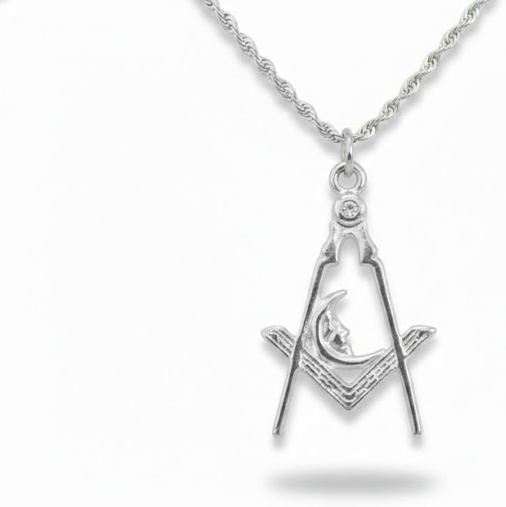Masonic Blue Lodge Officer Collar Jewels - Set of 12 in Silver