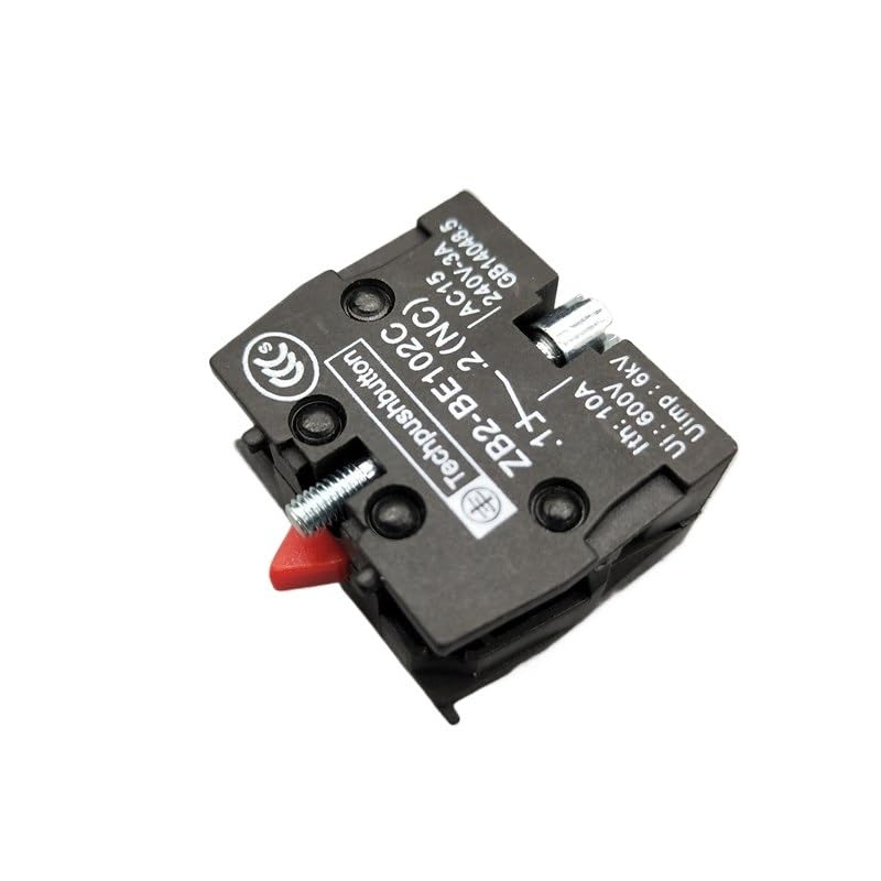 EZZON XB2-ED21 XB2-ED25 XB2-ED33 XB2-ED33 2/3 Positions 1N0/1NC&1NO/2NO Latching Self-Locking/Momentary Selector Push Button Switch(XB2-ED33,Self-Locking)