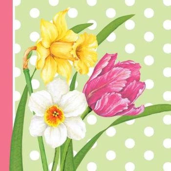 Polka Dot Garden Luncheon Napkins