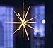 Produktbild Bonetti LED Sternleuchte | Acryl-Optik | 14 LED | warm-weiß oder mit Farbwechsel | 6 Stunden Timer | batteriebetrieben | mit Aufhängevorrichtung | moderner 3D Leuchtstern  Weihnachtsstern (warm-weiß)