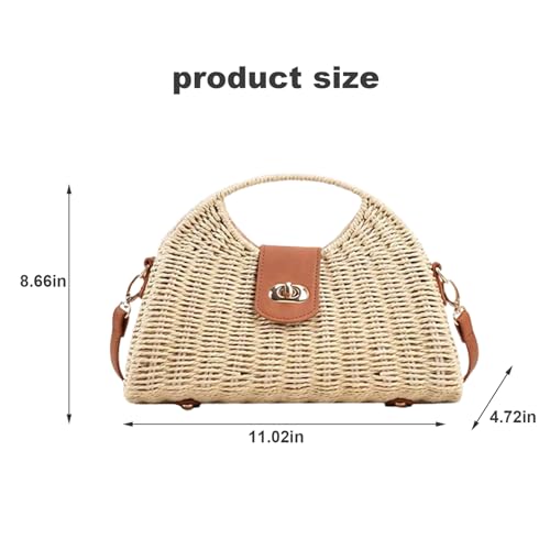 Sac en paille contre l'encombrement : le sac de plage idéal pour voyager léger - 6