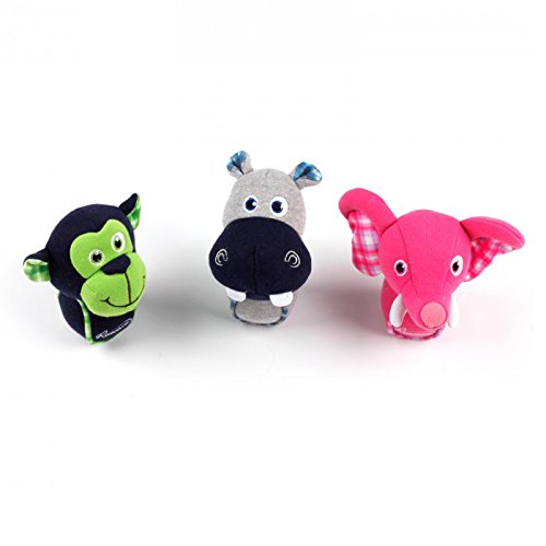 All For Paws 3959 Brinquedo Pelúcia para Cachorro Elephant Reactive, Rosa, 18 x 17 x 12cm