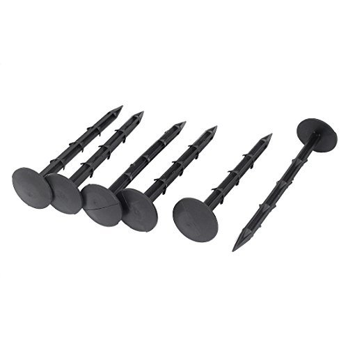 DealMux 6.1 Long Barded Weed Control Mulch Membrane Tent Securing Pegs 6pcs