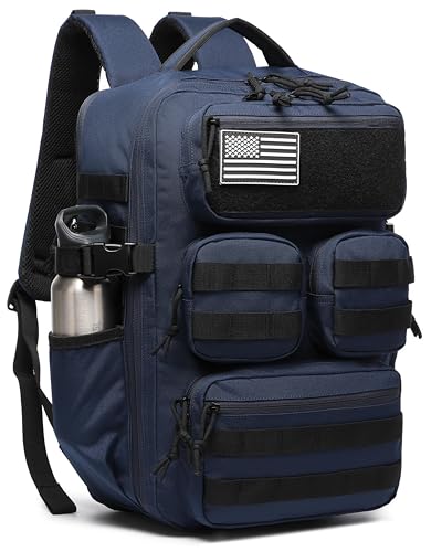 Image of Wotony Tactical Backpack for Men, 25L /35L /45L EDC Backpack with Laptop Compartment, MOLLE System, Water-Resistant 900D Fabric, Multi-Pocket Travel Backpack for Hiking, Camping, Gym and Daily Use