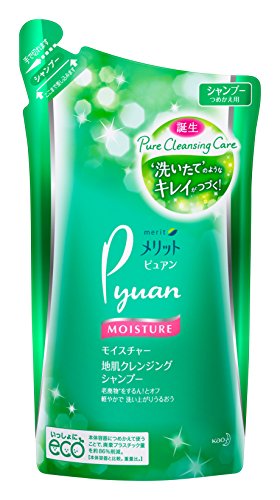 最安値 花王 メリット ピュアン モイスチャー 地肌クレンジングシャンプー 詰替用 375 の価格比較