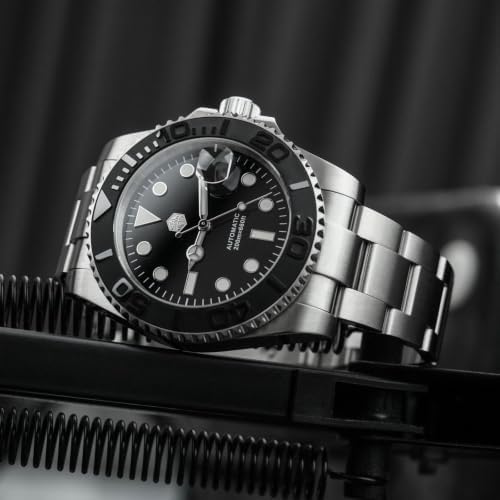 San Martin Men Watch SN0017FW, 40 mm 20 Bar Diver Watch ST2130 Automatic Mechanical Luxury Diving Waterproof Wrist Watch — view 9