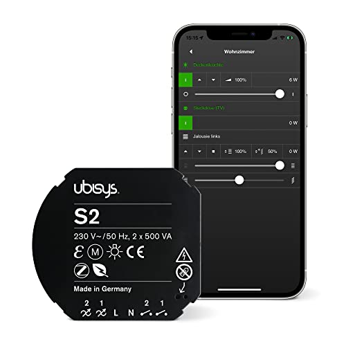 ubisys Zigbee Leistungsschalter S2: Funk-Leistungsschalter zum Nachrüsten. Für eine intelligente Beleuchtung in Ihrem Smart Home Cover