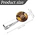 Fashion Brown Cow in Glasses Tie Clips for Men 2 Pack Classic Bar Pinch Necktie Tacks Pins for Wedding Business