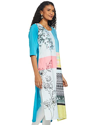 Image of Women's Crepe Regular Kurta