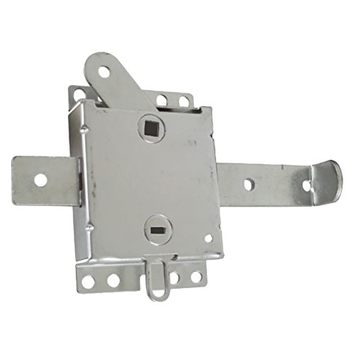 Ideal Security Garage Door Side Lock with Spring-Loaded Bolt