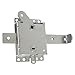 Ideal Security Inc. SK7115 Garage Door Side Lock With Spring-Loaded Bolt Release Mechanism For Operation From Outside Galvanized